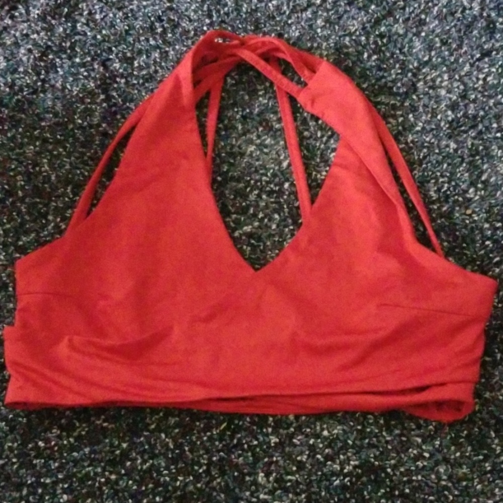 F21 Red Crop Top